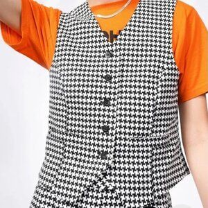 WILDFANG houndstooth empower vest